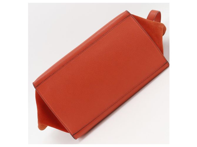 Céline Borsa Celine Trapeze Medium Arancione - vista 13
