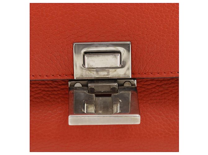 Céline Borsa Celine Trapeze Medium Arancione - vista 16