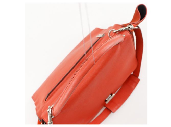 Céline Borsa Celine Trapeze Medium Arancione - vista 5