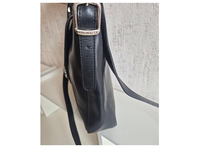Autre Marque Lancaster Paris Borsa a Tracolla in Pelle Nera Nero - vista 4
