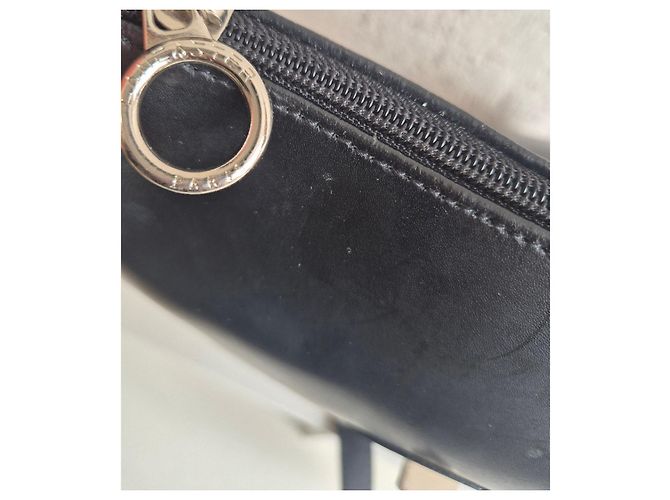 Autre Marque Lancaster Paris Borsa a Tracolla in Pelle Nera Nero - vista 8