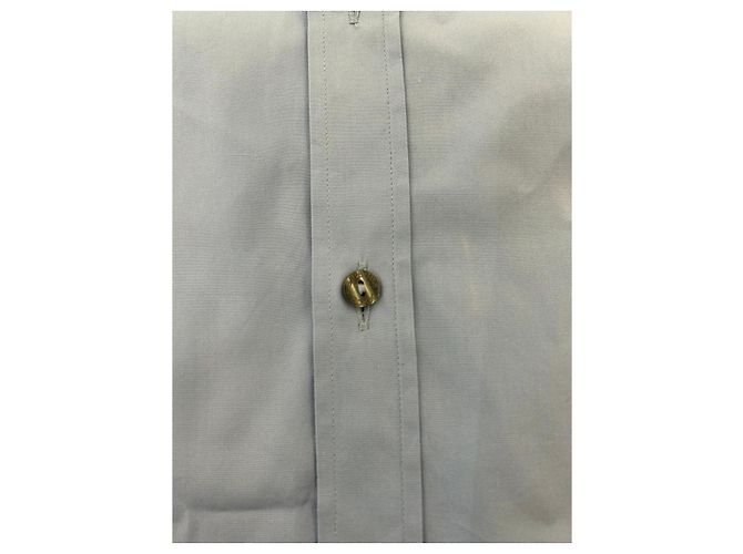 Camicia Dolce & Gabbana Martini in Cotone Azzurro Blu chiaro - vista 2