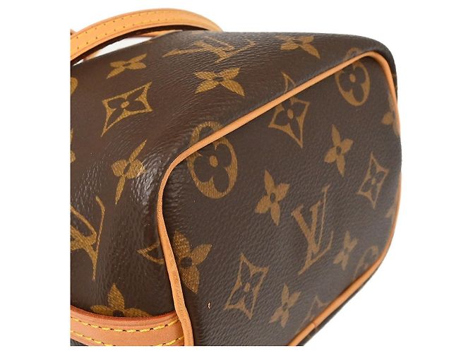 Borsa Louis Vuitton Noe Monogram Canvas Nano Marrone - vista 5