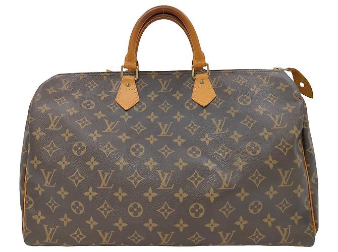 Borsa Louis Vuitton Speedy Monogram Canvas 40 Marrone - vista 2