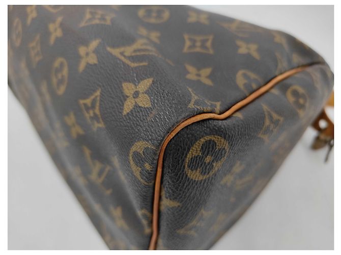 Borsa Louis Vuitton Speedy Monogram Canvas 40 Marrone - vista 6