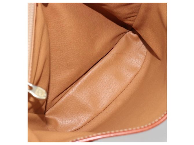 Céline Celine Vintage Macadam Canvas and Leather Marrone - vista 5