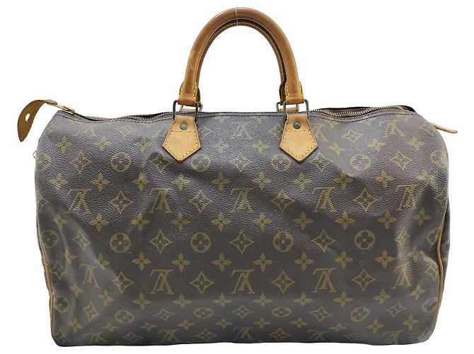Borsa Louis Vuitton Speedy Monogram Canvas 40 Marrone - vista 2