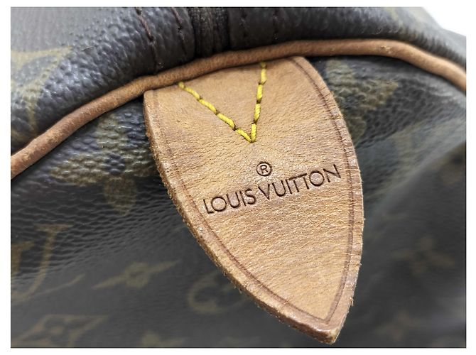 Borsa Louis Vuitton Speedy Monogram Canvas 40 Marrone - vista 4