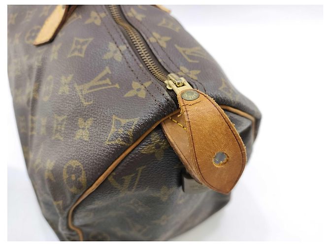 Borsa Louis Vuitton Speedy Monogram Canvas 40 Marrone - vista 5