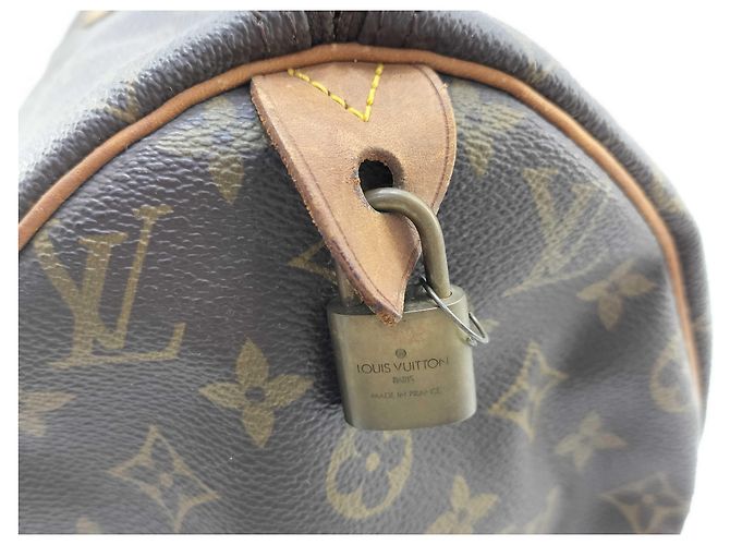 Borsa Louis Vuitton Speedy Monogram Canvas 40 Marrone - vista 6