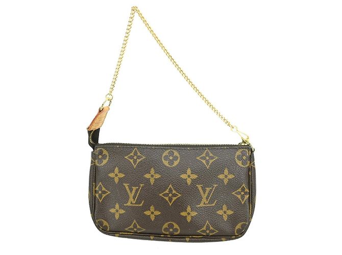 Louis Vuitton Mini pochette accessoires Canvas Mini Brown - view 2