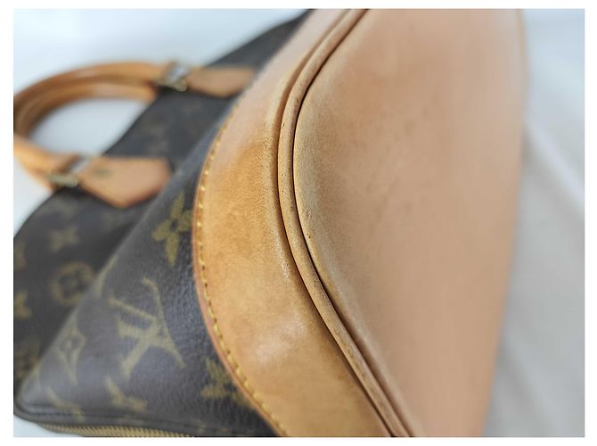 Borsa Louis Vuitton Alma Monogram Canvas PM Marrone - vista 5