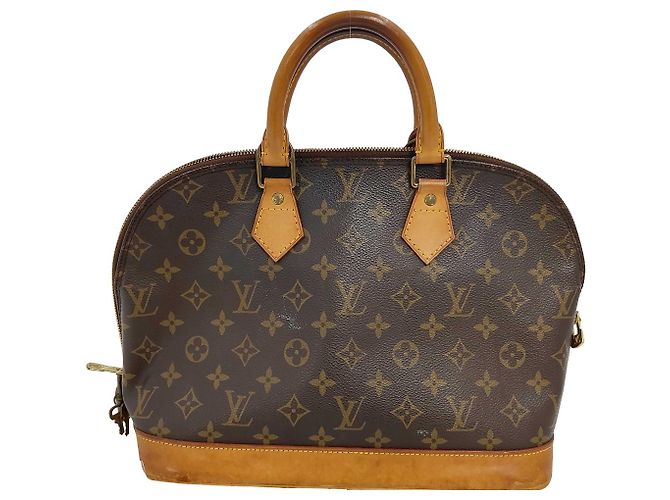 Louis Vuitton Alma Handbag Monogram Canvas PM Beige - view 2