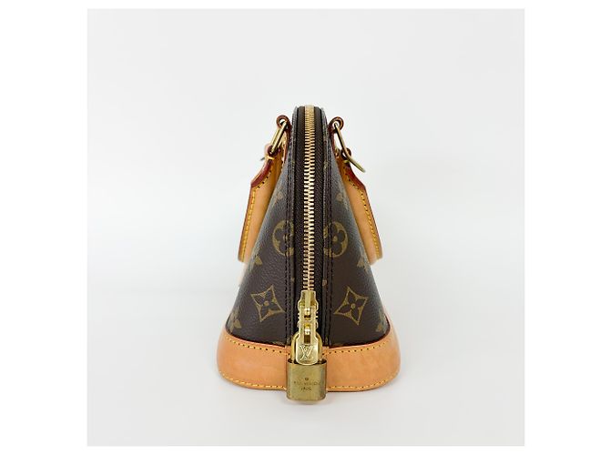 Borsa Louis Vuitton Alma Monogram Canvas BB Marrone - vista 4