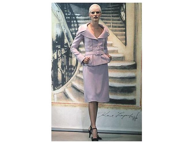 Timeless Giacca Lilac Chanel di Karl Lagerfeld ( Cruise 98) - vista 2