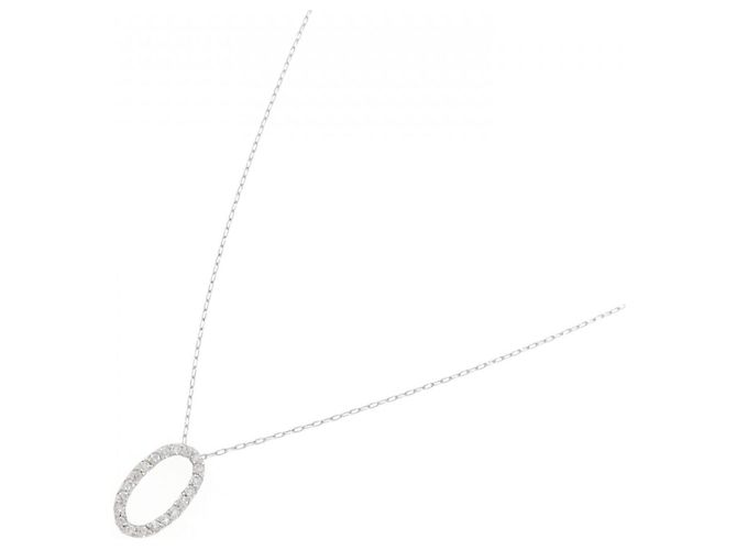 Autre Marque Collar de Diamante Pt900 Plata - vista 2