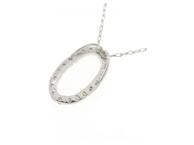 Autre Marque Collar de Diamante Pt900 Plata - vista 4
