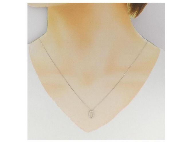 Autre Marque Collar de Diamante Pt900 Plata - vista 6