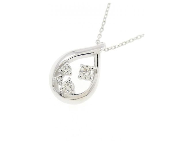 Autre Marque Collana con diamanti Au750 Argento - vista 3