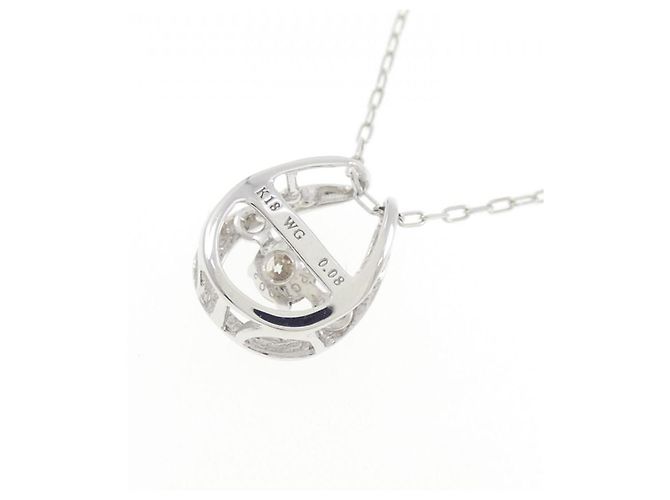 Autre Marque Collana con diamanti Au750 Argento - vista 4