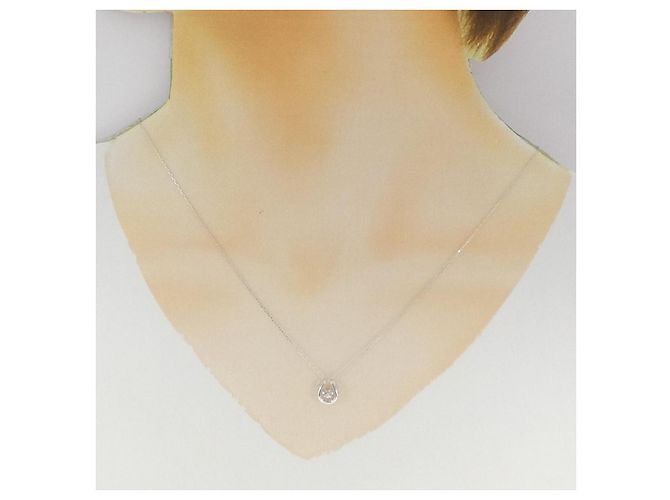 Autre Marque Collana con diamanti Au750 Argento - vista 6