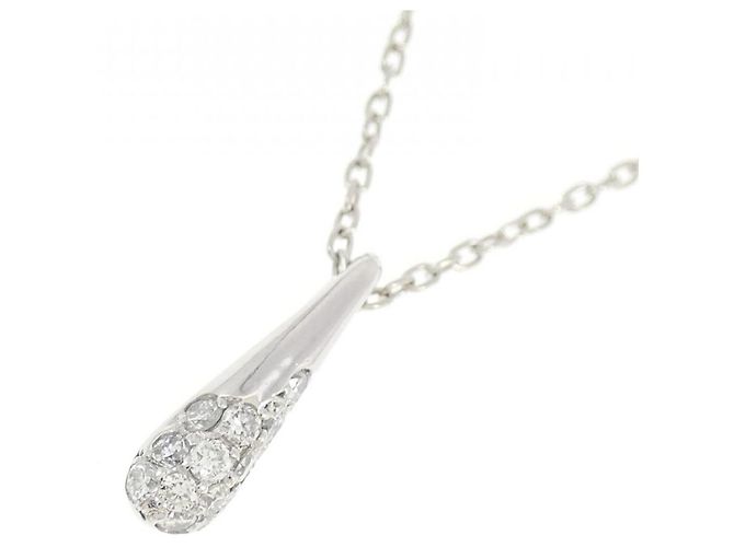Autre Marque Collana in platino e diamanti Argento - vista 3