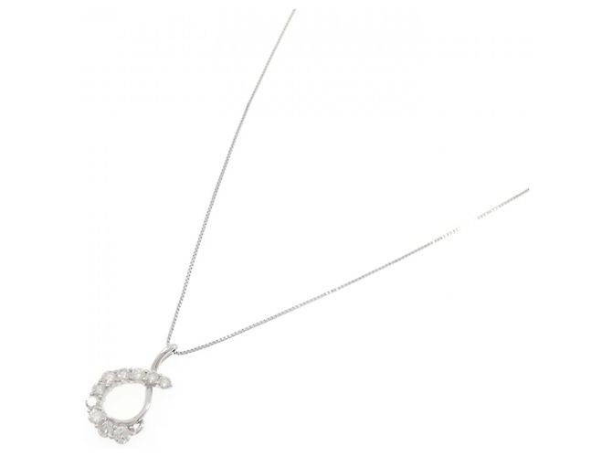 Autre Marque Collana in platino e diamanti Argento - vista 2