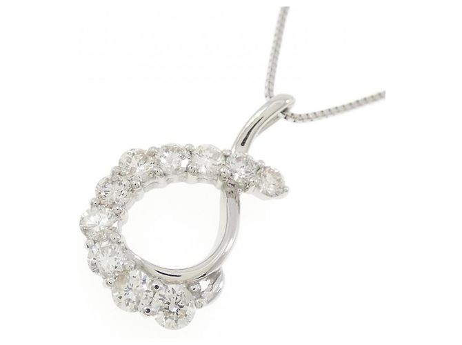 Autre Marque Collana in platino e diamanti Argento - vista 3
