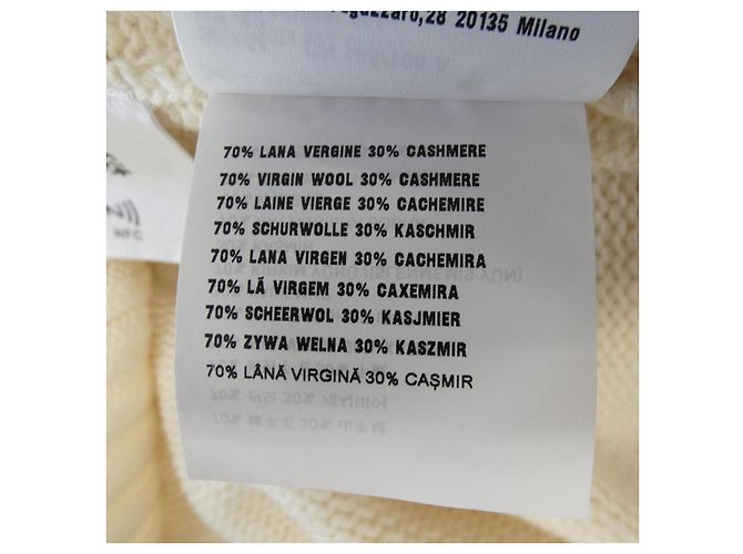 Prada Strickware aus Kaschmir-Mischung Beige - Ansicht 3