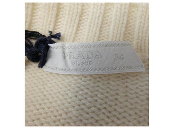 Prada Strickware aus Kaschmir-Mischung Beige - Ansicht 4