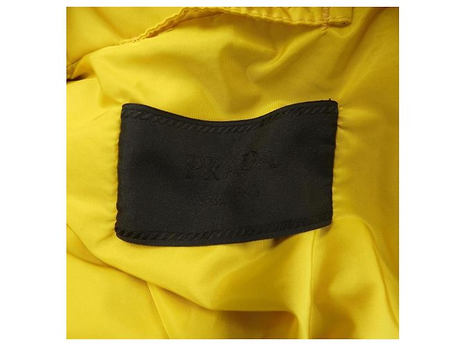 Blouson in nylon Re Prada Giallo - vista 4