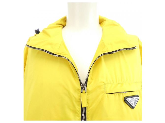 Blouson in nylon Re Prada Giallo - vista 5
