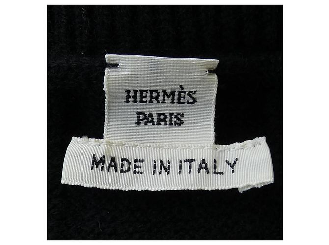 Hermès Hermes H Motiv Kleid Schwarz - Ansicht 4