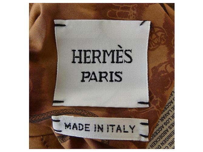 Hermès Hermes CLIQUETIS AQUARELLE Blouson Castaño - vista 4