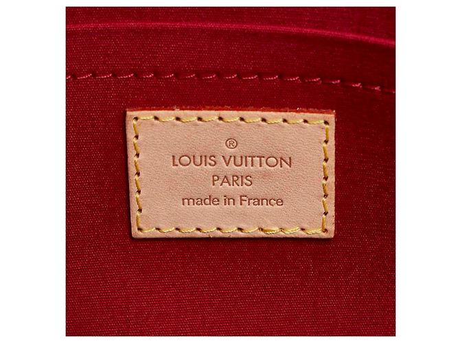 Borsa a tracolla Louis Vuitton Rosewood Avenue Monogram Vernis Rosso - vista 10