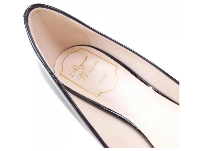 Décolleté in pelle Roger Vivier Nero - vista 6