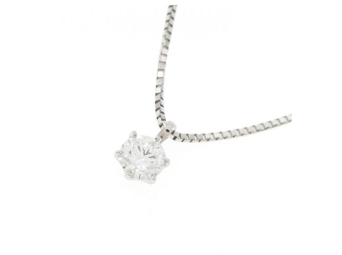 Autre Marque Collana in platino e diamanti Argento - vista 3