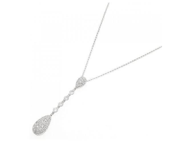 Autre Marque Collana in oro bianco Au750 e diamanti Argento - vista 2