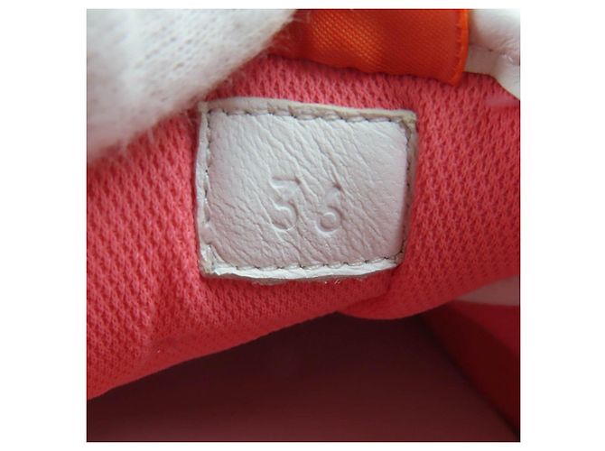 Hermès Hermes Ledersneaker Pink Weiß - Ansicht 11