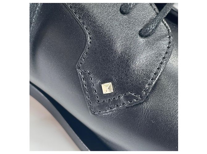 Valentino Garavani Lederschuhe Schwarz - Ansicht 8