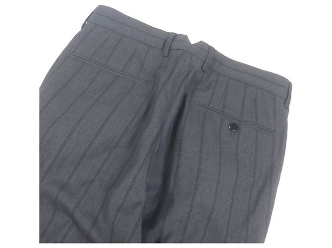 Terno Slim Louis Vuitton Pont Neuf Marrom Cinza - vista 6