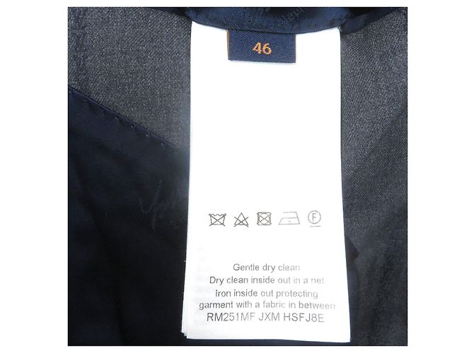 Terno Slim Louis Vuitton Pont Neuf Marrom Cinza - vista 9