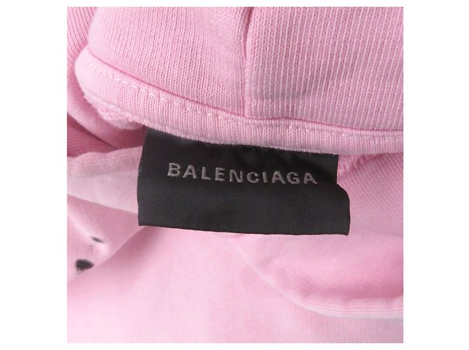 Sudadera Balenciaga de ajuste medio con dibujos hechos a mano Rosa - vista 5