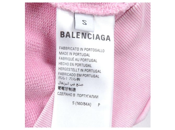 Sudadera Balenciaga de ajuste medio con dibujos hechos a mano Rosa - vista 6