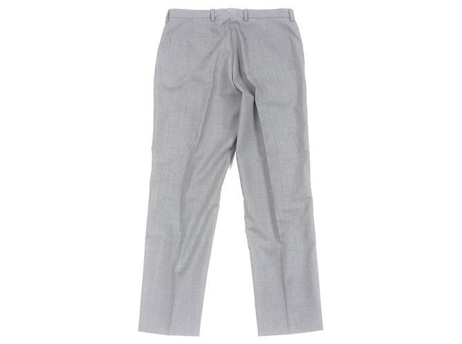 Prada Hose aus Virgin Wool Braun Grau - Ansicht 2