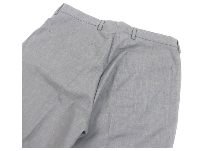 Prada Hose aus Virgin Wool Braun Grau - Ansicht 4