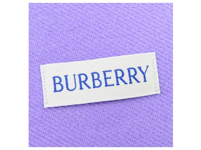 Sciarpa di lana Burberry Crudo Porpora - vista 6