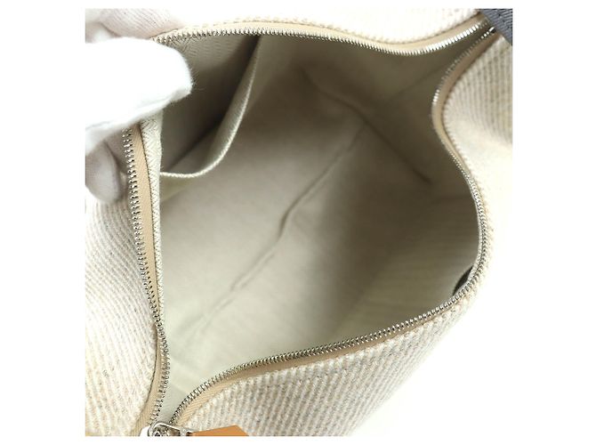 Pochette in lana Bride-A-PM Hermès Nero - vista 6