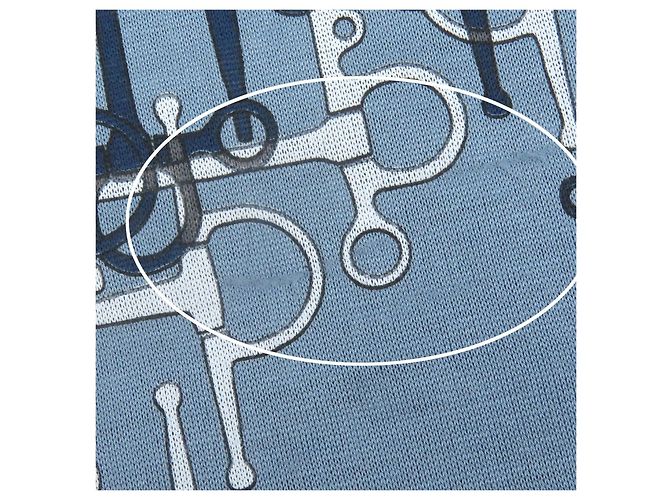 Hermès Camiseta de algodão Hermes Azul Azul claro - vista 7