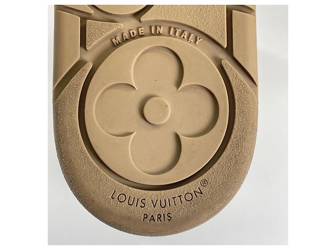 Botines cortos de mouton Louis Vuitton Beige - vista 10